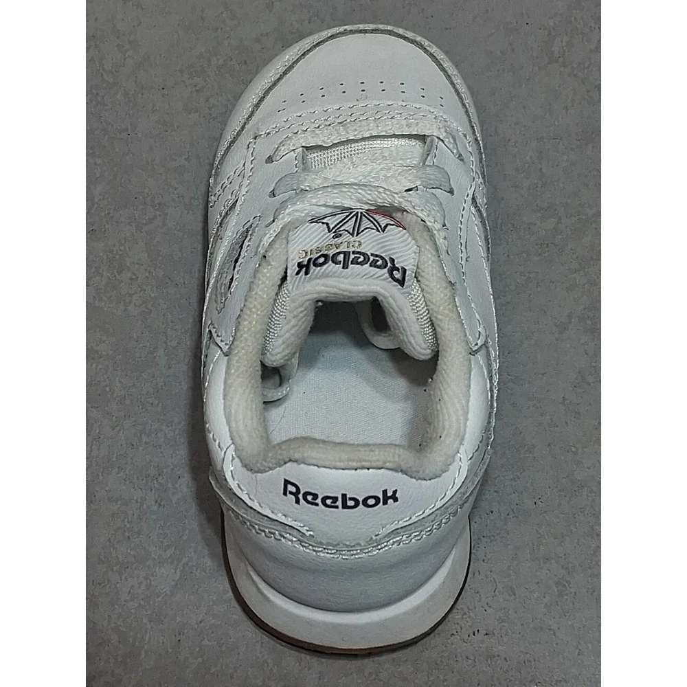 Reebok classic leather toddlers shoes core White size 6